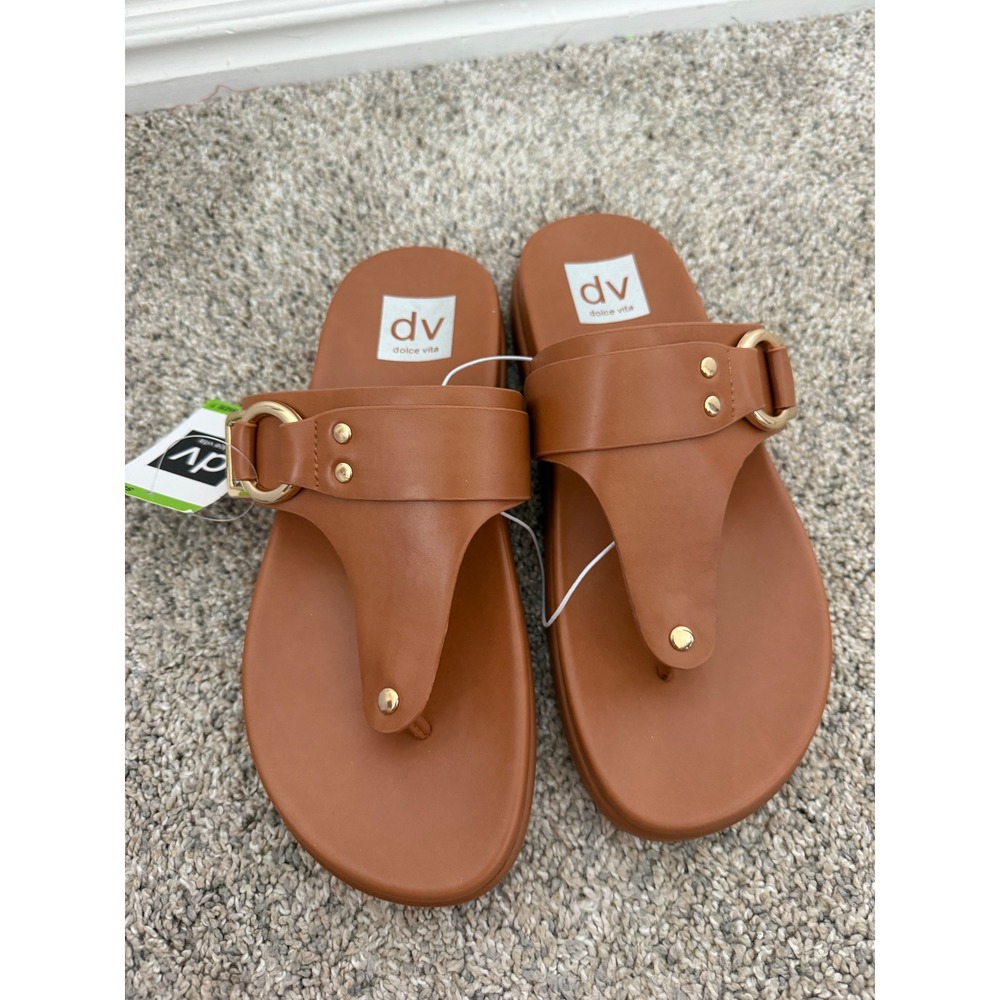 Dolce Vita Ulani Tan Footbed Sandals – Women's 7 – New in Box